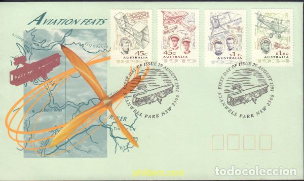 Sellos: 385553 MNH AUSTRALIA 1994 PIONEROS DE LA AVIACION