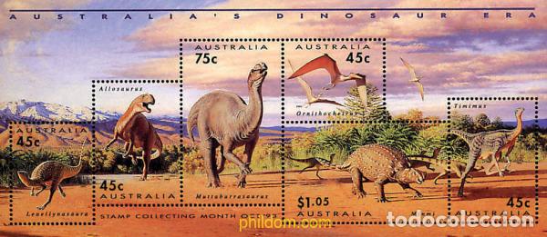 Sellos: 97606 MNH AUSTRALIA 1993 FAUNA PREHISTORICA AUSTRALIANA