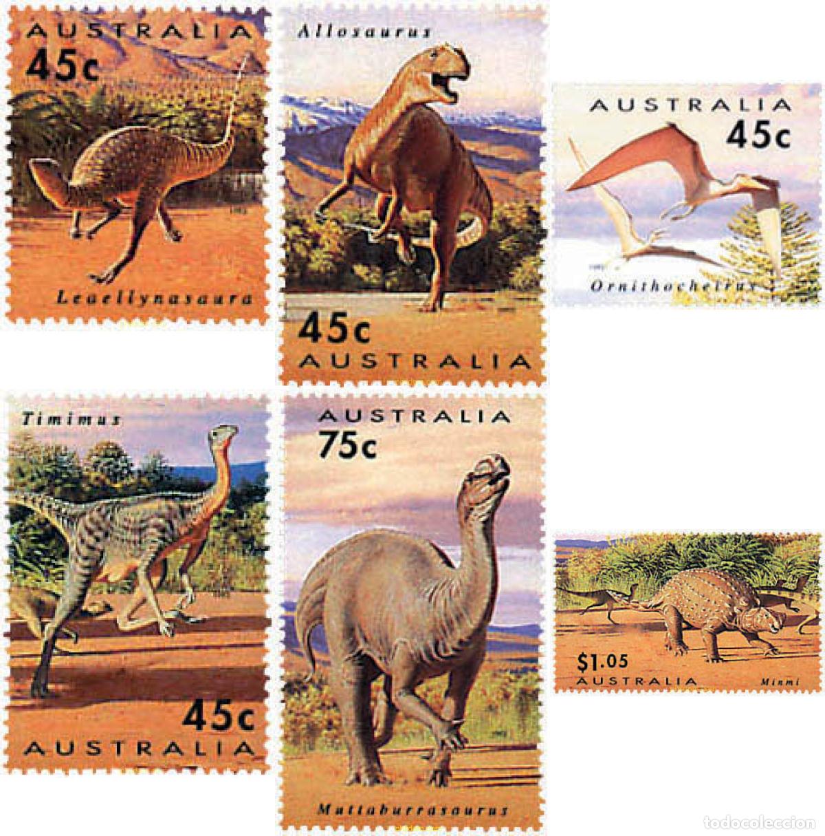 Sellos: 97604 MNH AUSTRALIA 1993 FAUNA PREHISTORICA AUSTRALIANA