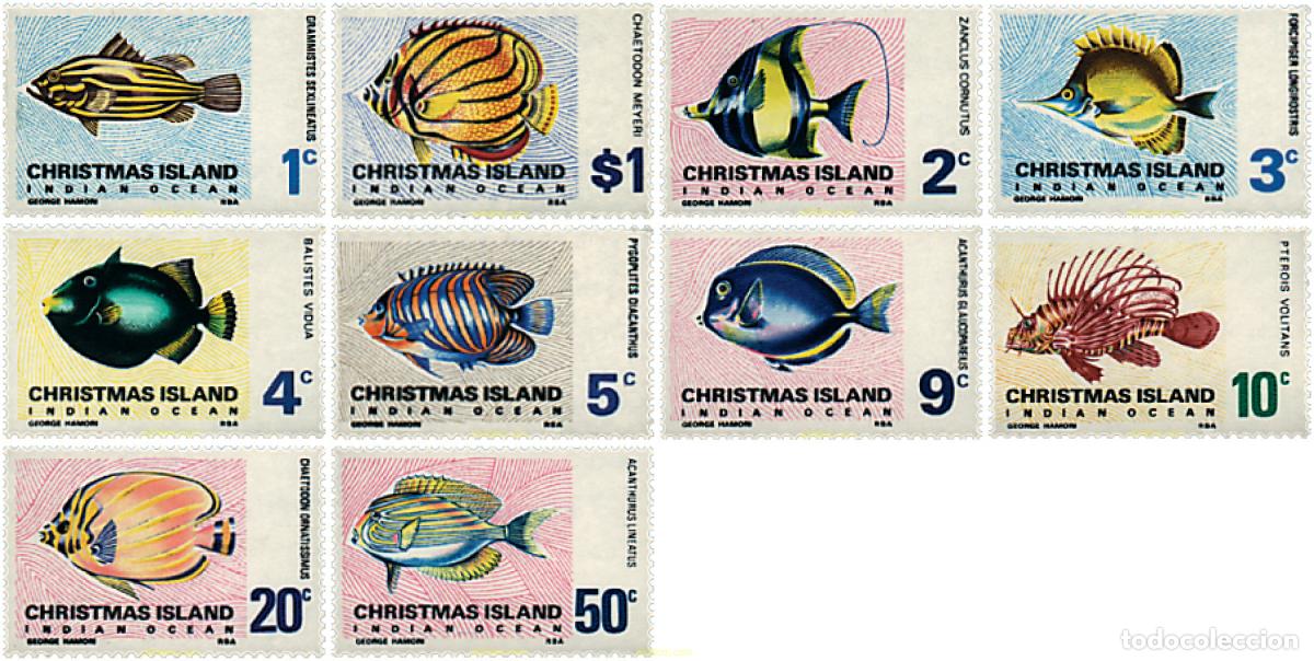 Sellos: 207867 HINGED CHRISTMAS 1968 PECES