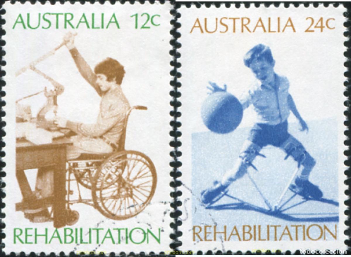 Sellos: 790258 USED AUSTRALIA 1972 REHABILITACION DE MUNISVALIDOS