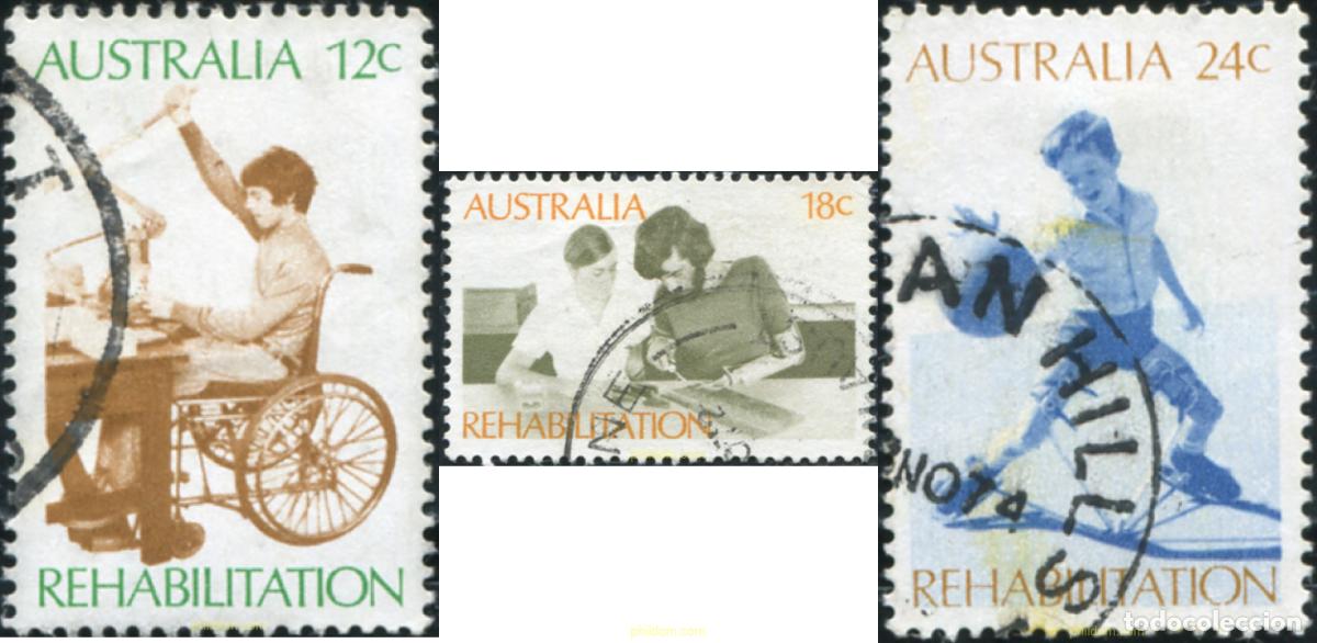 Sellos: 790256 USED AUSTRALIA 1972 REHABILITACION DE MUNISVALIDOS
