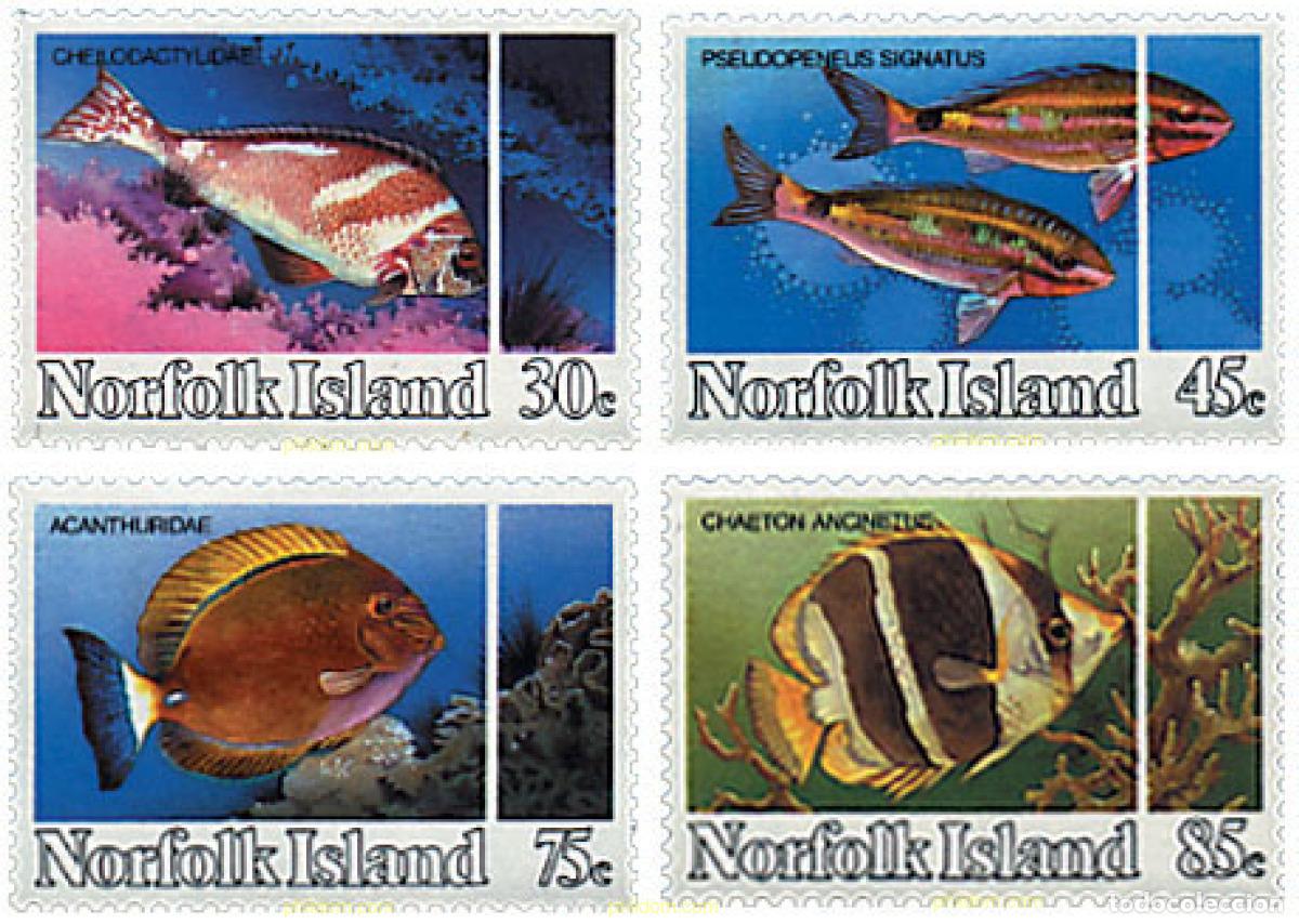 Selos: 44844 MNH NORFOLK 1984 PECES