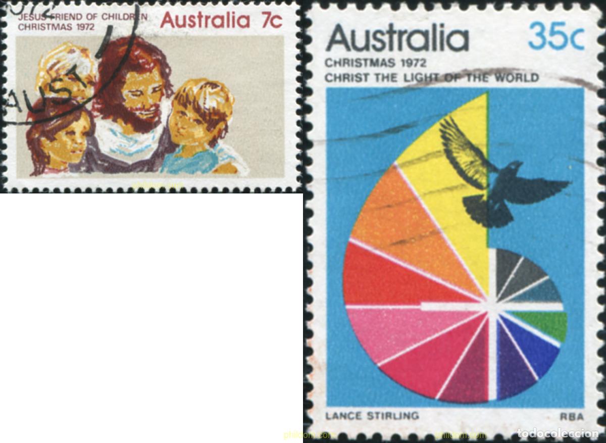 Sellos: 790261 USED AUSTRALIA 1972 NAVIDAD