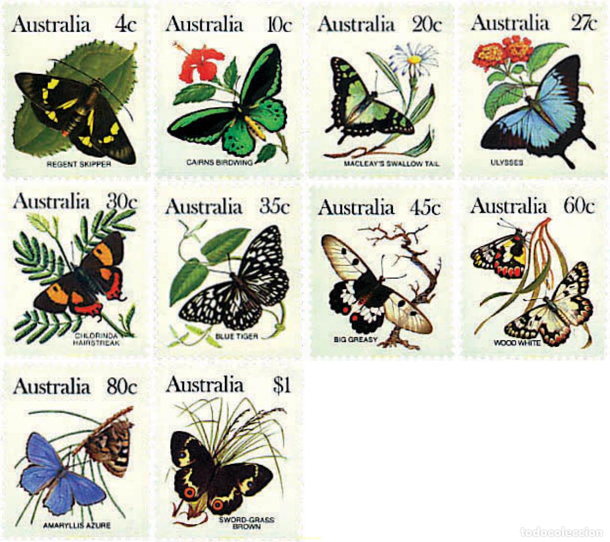 Sellos: 94113 MNH AUSTRALIA 1983 MARIPOSAS