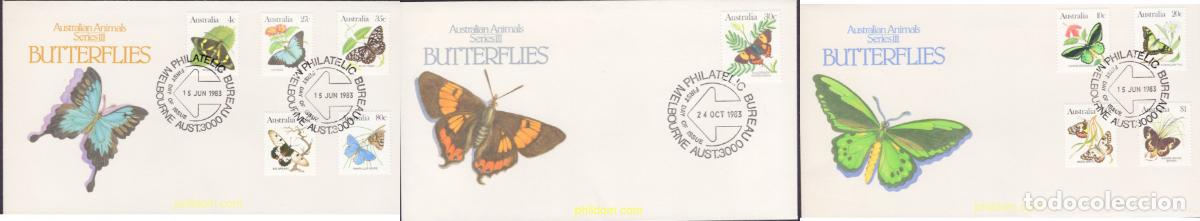 Sellos: 389335 MNH AUSTRALIA 1983 MARIPOSAS