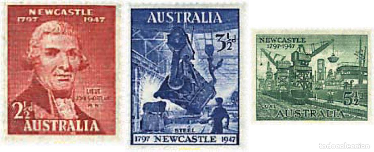 Sellos: 57267 MNH AUSTRALIA 1947 150 ANIVERSARIO DE NEWCASTLE
