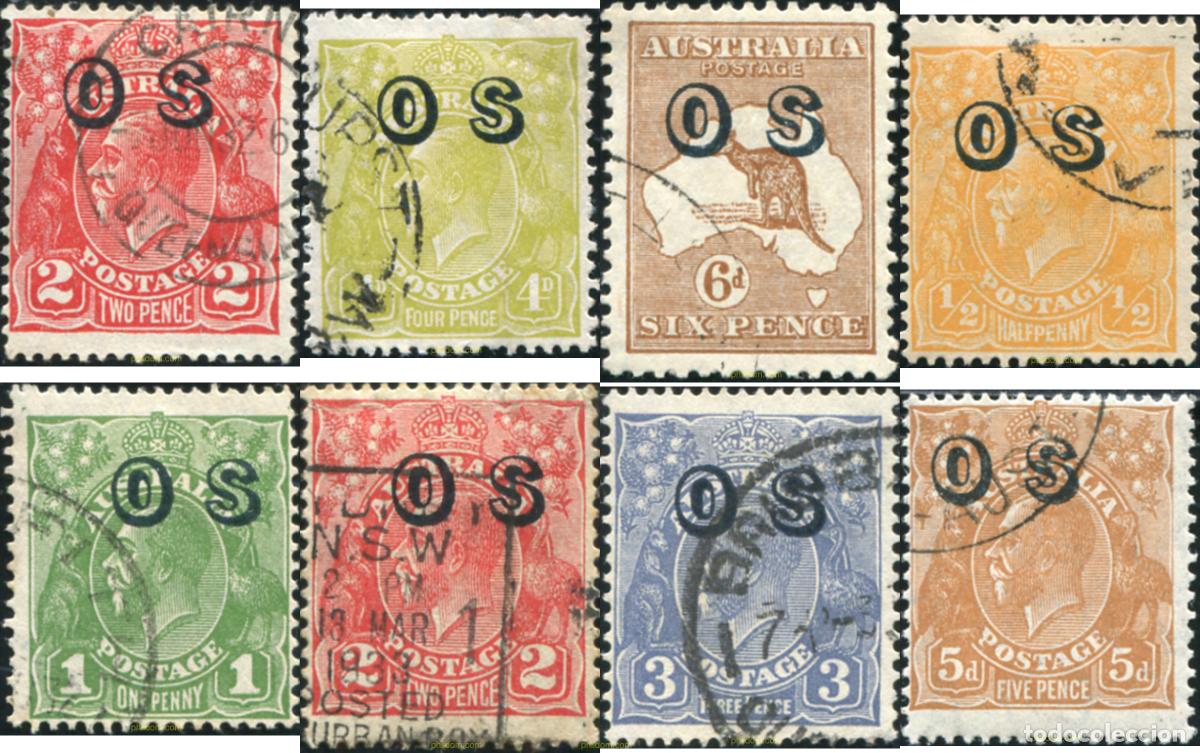 Sellos: 790380 USED AUSTRALIA 1932 SELLO DE 1926-31 SOBRECARGADOS