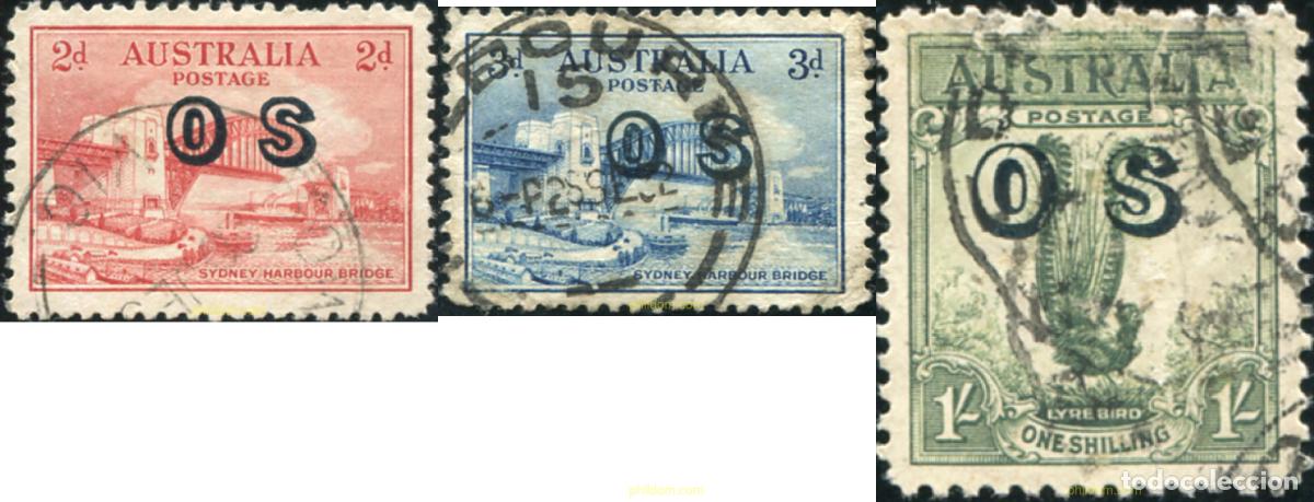 Sellos: 790383 USED AUSTRALIA 1932 SERIE BASICA