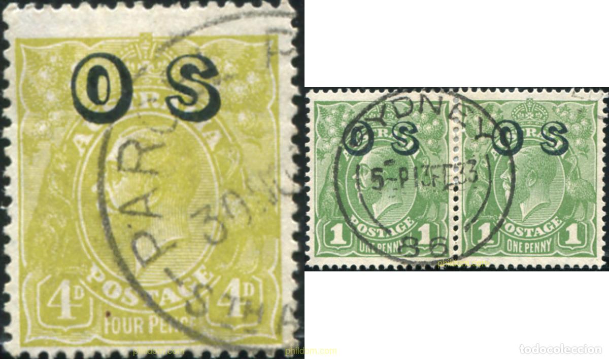 Sellos: 790384 USED AUSTRALIA 1932 SELLO DE 1926-31 SOBRECARGADOS