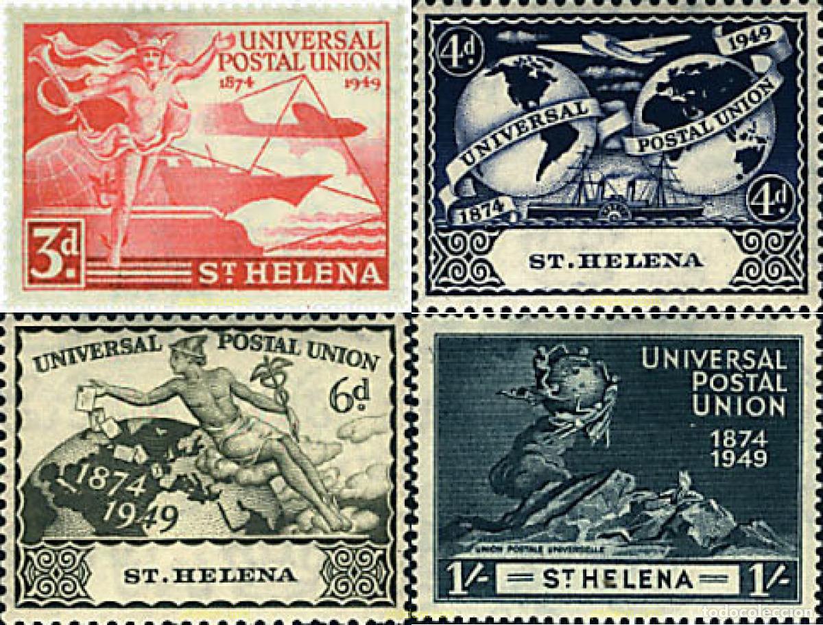 Sellos: 57849 MNH SANTA ELENA 1949 75 ANIVERSARIO DE LA UPU