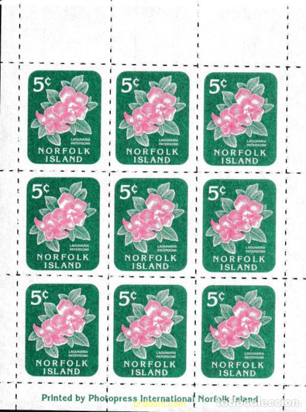 Sellos: 148005 MNH NORFOLK 1995 FLORES