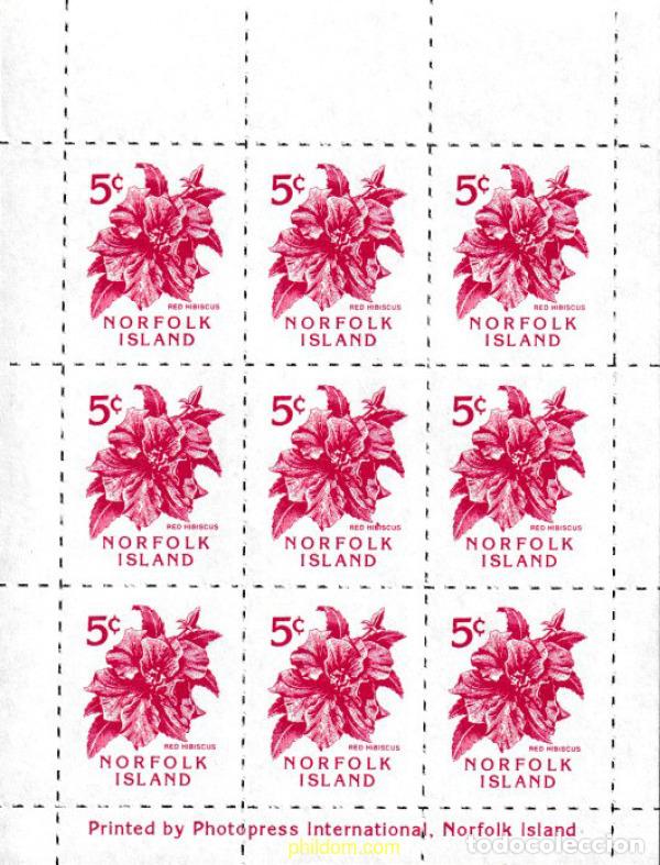 Sellos: 607449 MNH NORFOLK 1995 FLORES