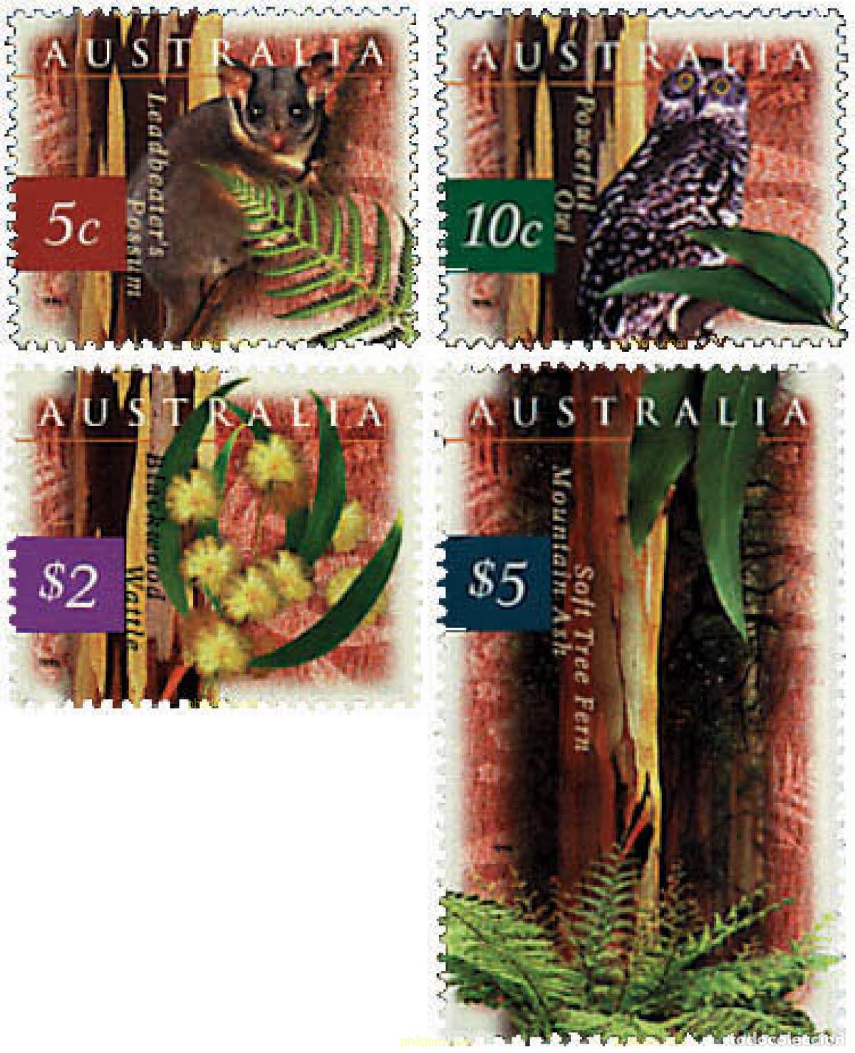Sellos: 81706 MNH AUSTRALIA 1996 FAUNA Y FLORA
