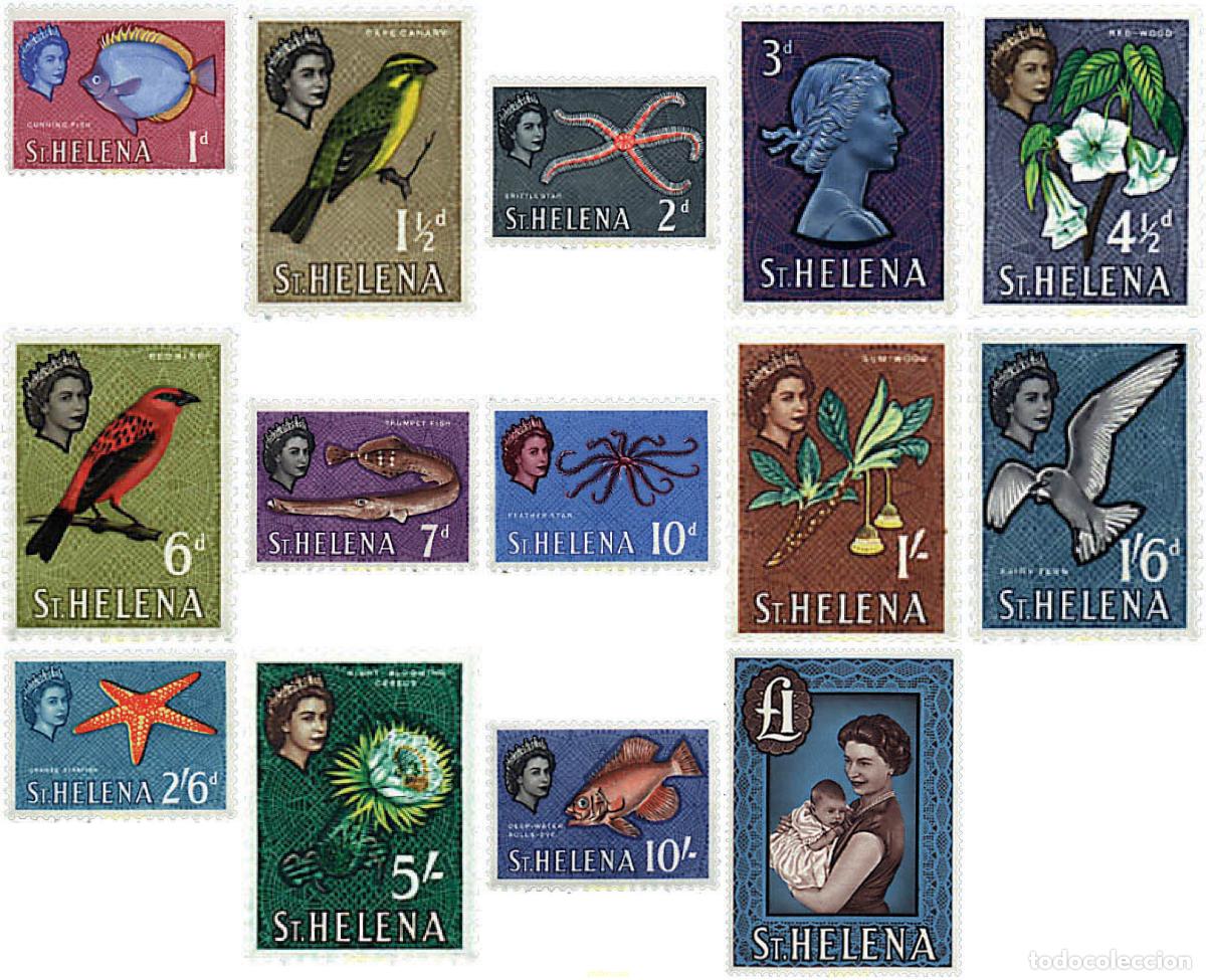Sellos: 93250 MNH SANTA ELENA 1961 MOTIVOS VARIOS