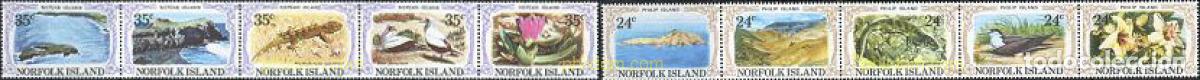 Sellos: 5050 MNH NORFOLK 1982 ISLAS PHILIP Y NEPEAN