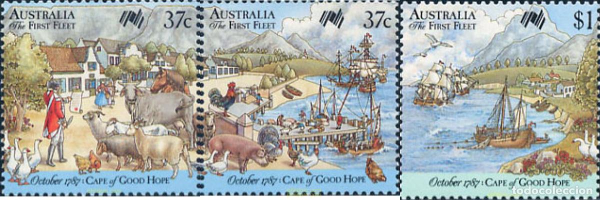 Sellos: 53892 MNH AUSTRALIA 1987 BICENTENARIO DE LA IMPLANTACION DE LOS PRIMEROS COLONOS