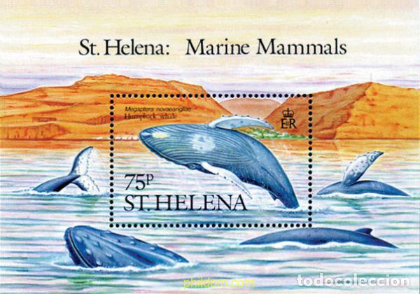 Sellos: 54617 MNH SANTA ELENA 1987 MAMIFEROS MARINOS