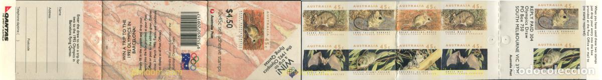 Sellos: 284703 MNH AUSTRALIA 1992 FAUNA EN PELIGRO DE EXTINCION