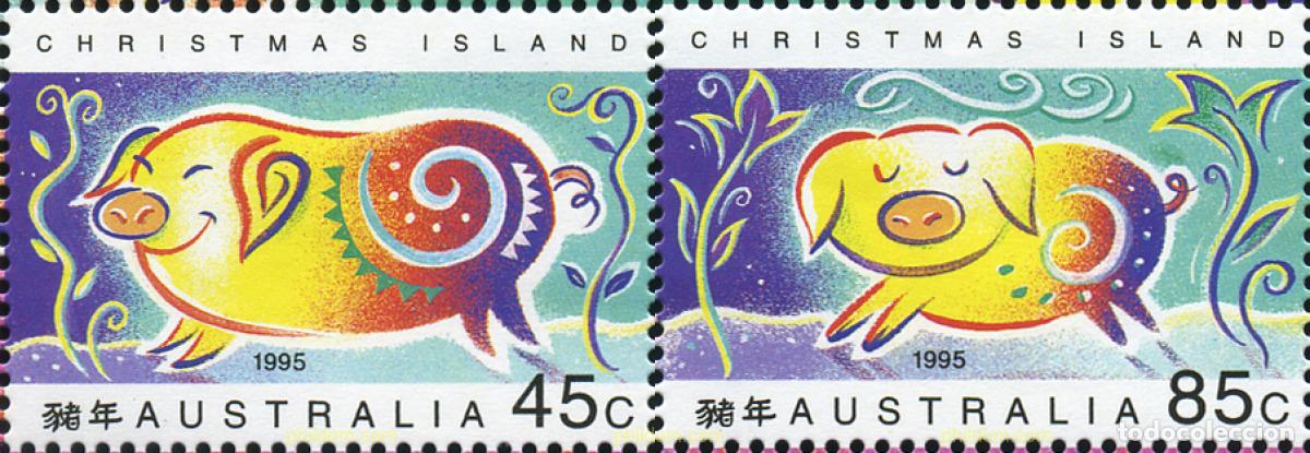 Sellos: 45945 MNH CHRISTMAS 1995 A&Ntilde;O LUNAR CHINO - A&Ntilde;O DEL CERDO