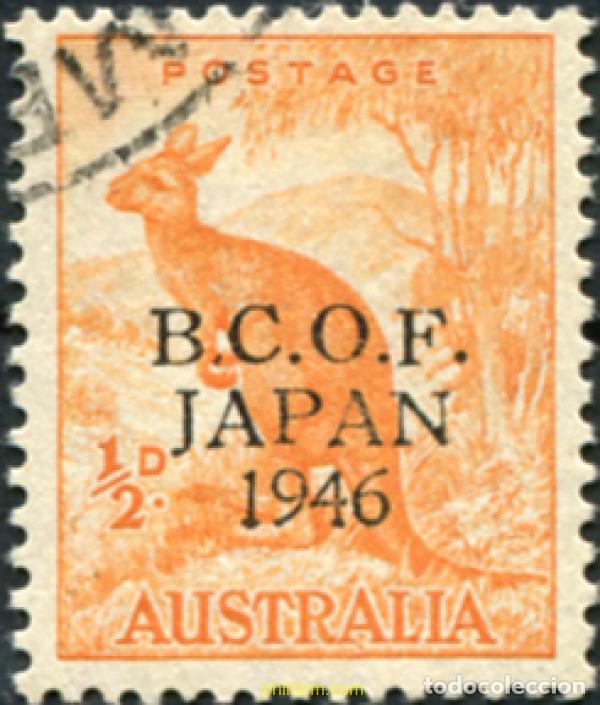 Sellos: 790627 USED AUSTRALIA 1946 SELLOS DE FUERZAS DE OCUPACI&oacute;N
