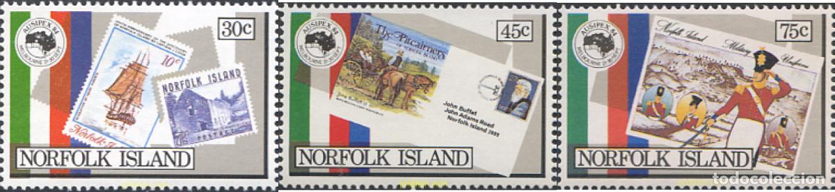 Sellos: 76638 MNH NORFOLK 1984 AUSIPEX 84. EXPOSICION FILATELICA INTERNACIONAL