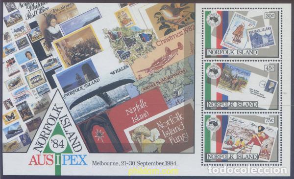 Sellos: 660422 MNH NORFOLK 1984 AUSIPEX 84. EXPOSICION FILATELICA INTERNACIONAL