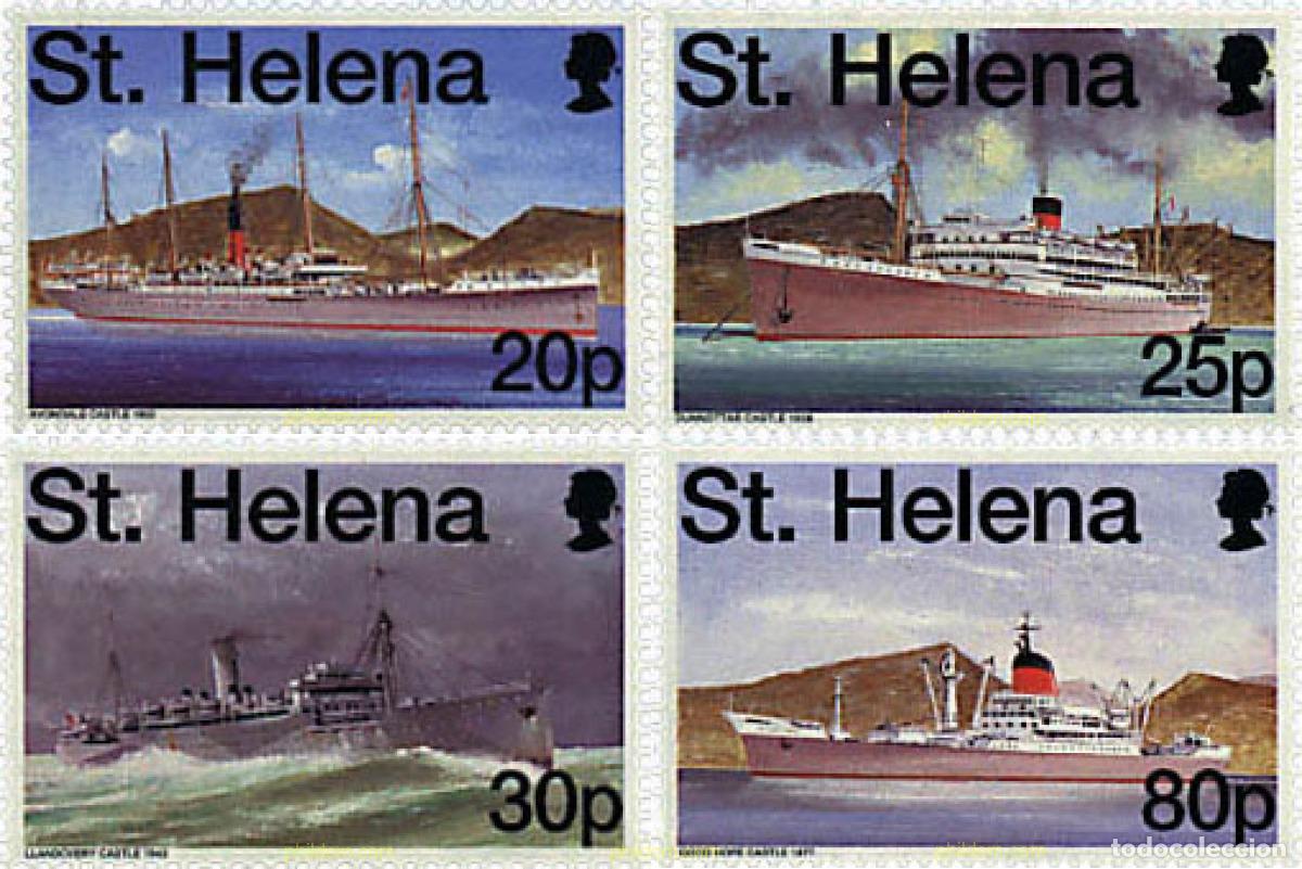 Sellos: 40882 MNH SANTA ELENA 1998 BARCOS POSTALES DE LA UNION CASTLE
