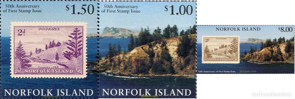 Sellos: 37886 MNH NORFOLK 1997 50 ANIVERSARIO DEL PRIMER SELLO DE NORFOLK