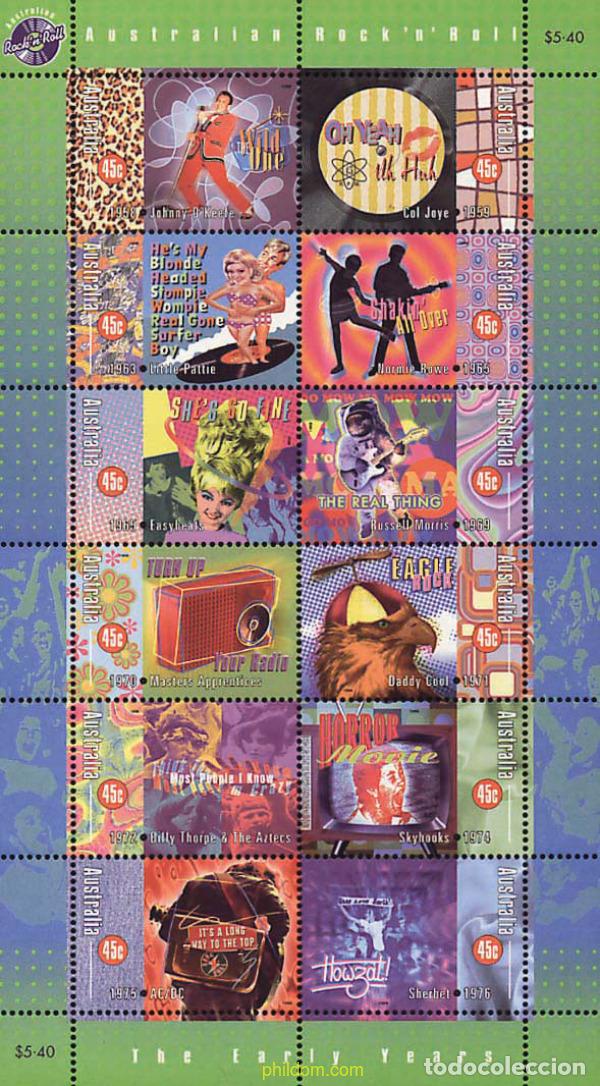 Sellos: 275080 MNH AUSTRALIA 1998 EL ROCK AND ROLL