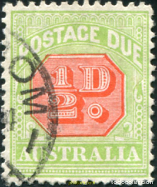 Sellos: 790718 USED AUSTRALIA 1909 SELLOS DE TASAS