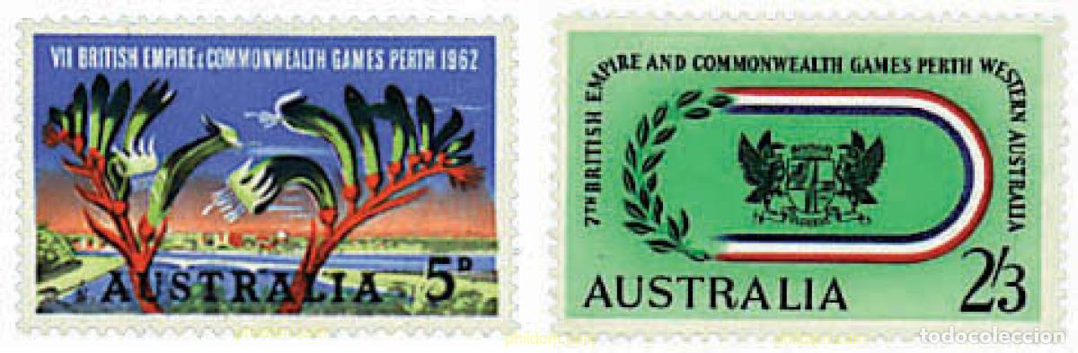 Francobolli: 95987 MNH AUSTRALIA 1962 7 JUEGOS DE GRAN BRETA&Ntilde;A Y DE LA COMMONWEALTH EN PERTH