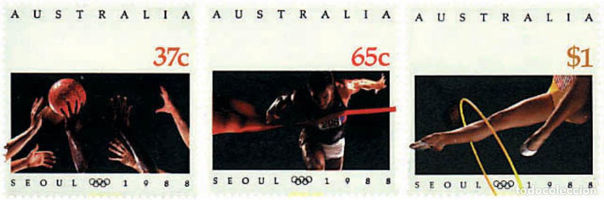 Sellos: 51914 MNH AUSTRALIA 1988 24 JUEGOS OLIMPICOS VERANO SEUL 1988