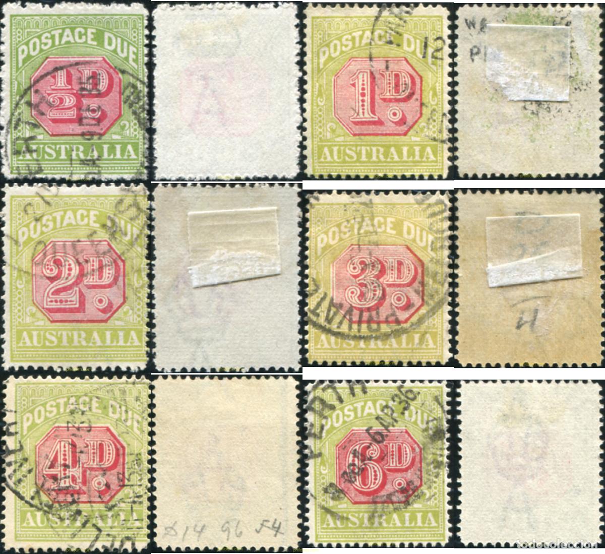 Sellos: 790866 USED AUSTRALIA 1925 SELLOS DE TASAS
