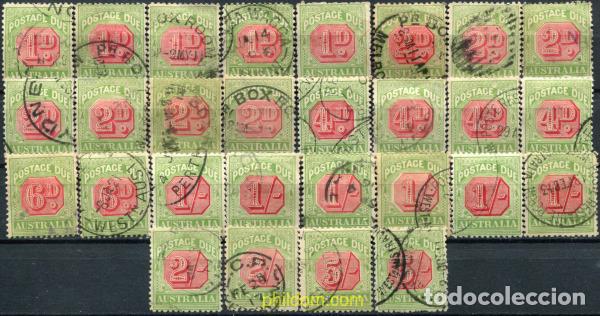 Sellos: 790716 USED AUSTRALIA 1909 SELLOS DE TASAS