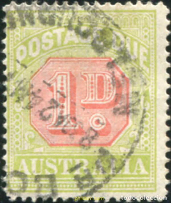 Sellos: 790864 USED AUSTRALIA 1909 SELLOS DE TASAS