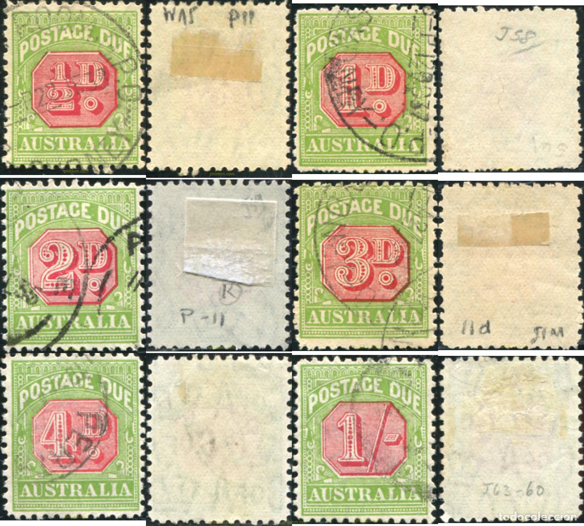 Sellos: 790872 USED AUSTRALIA 1932 SELLOS DE TASAS