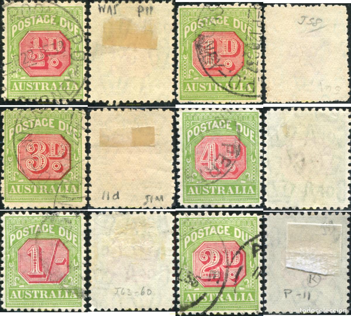Sellos: 790872 USED AUSTRALIA 1932 SELLOS DE TASAS