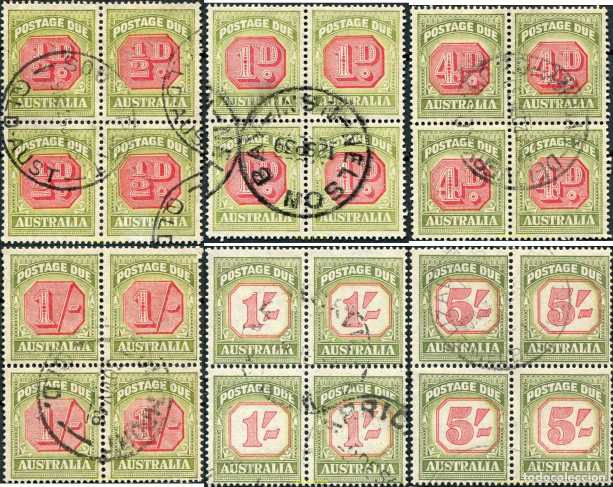 Sellos: 790900 USED AUSTRALIA 1938 SELLOS DE TASAS