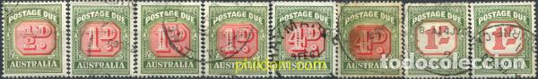Sellos: 790903 USED AUSTRALIA 1958 SELLOS DE TASAS