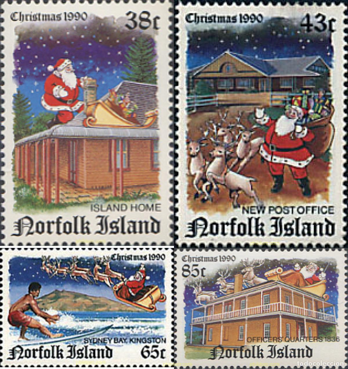Briefmarken: 44855 MNH NORFOLK 1990 NAVIDAD