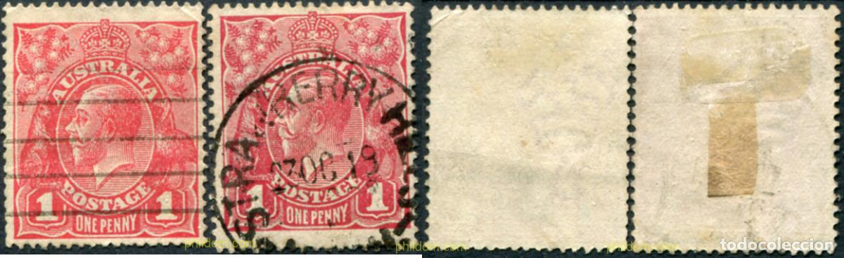 Sellos: 790918 USED AUSTRALIA 1914 REY GEORGE V