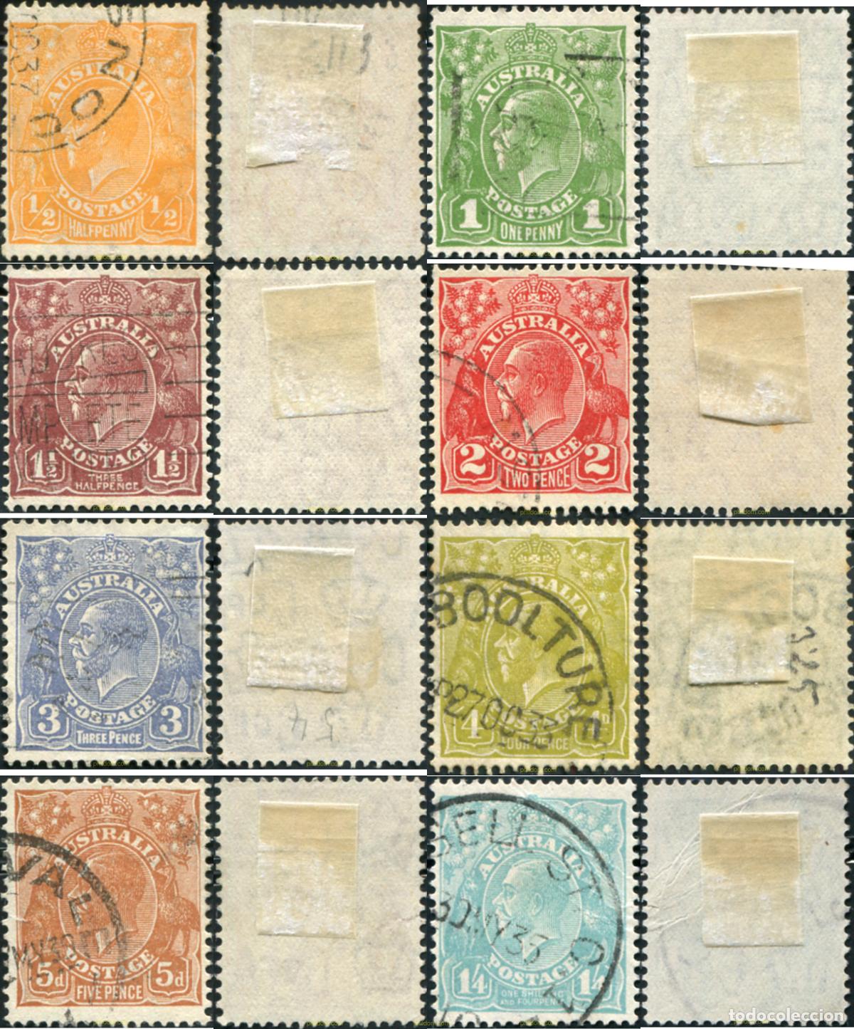 Sellos: 788877 USED AUSTRALIA 1931 SERIE BASICA