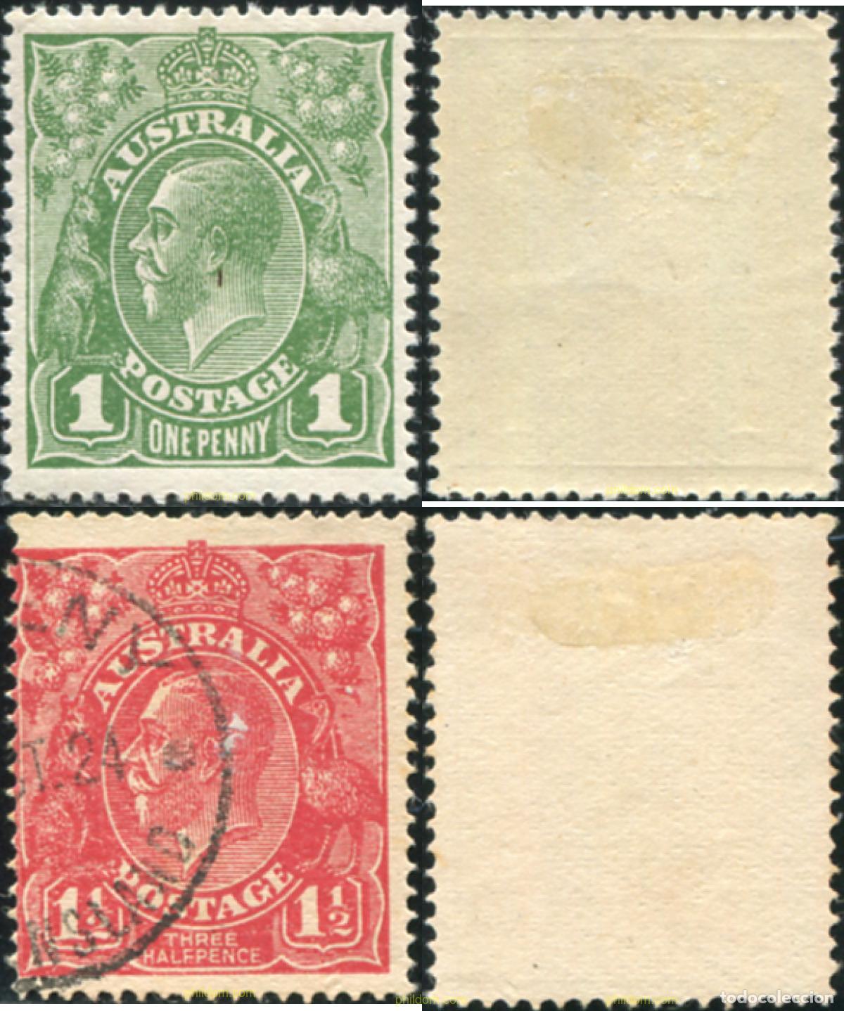 Sellos: 790932 USED AUSTRALIA 1924 MOTIVOS VARIOS