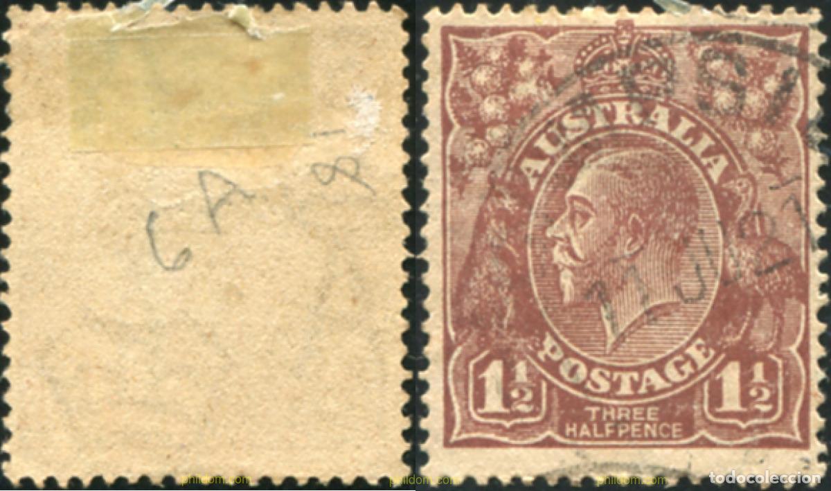Sellos: 790929 USED AUSTRALIA 1918 MOTIVOS VARIOS