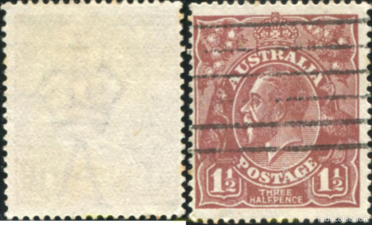 Sellos: 790928 USED AUSTRALIA 1914 REY GEORGE V