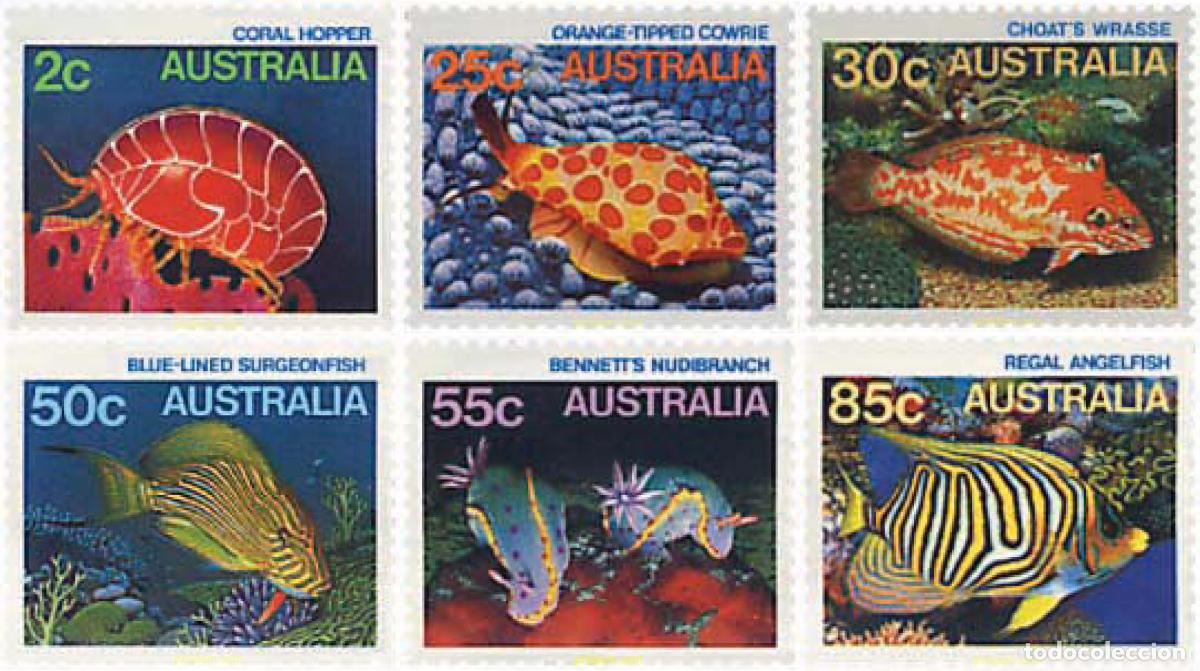 Sellos: 43001 MNH AUSTRALIA 1984 FAUNA MARINA
