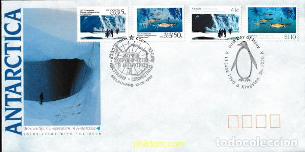 Sellos: 559374 MNH AUSTRALIA 1990 COOPERACION CIENTIFICA EN LA ANTARTIDA