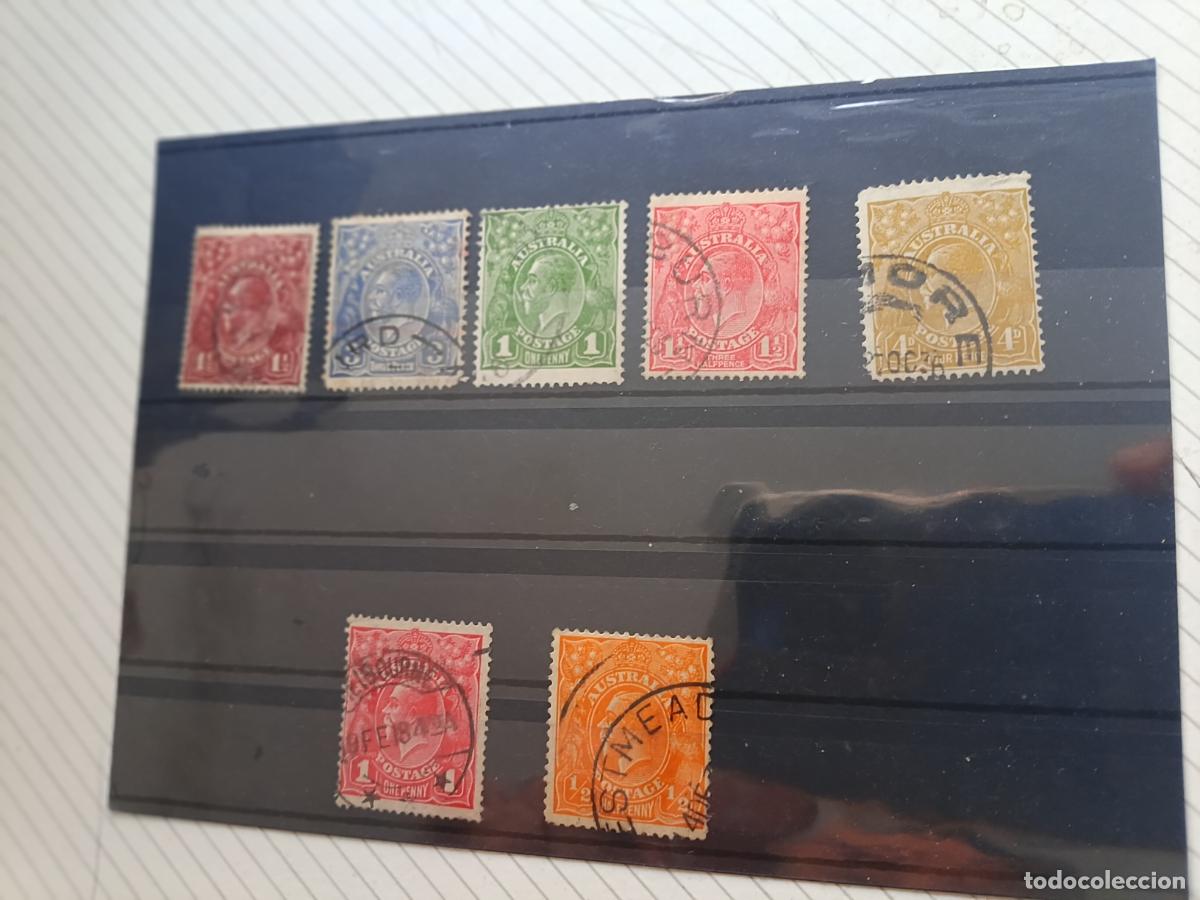 Selos: Australia. Lote de sellos antiguos