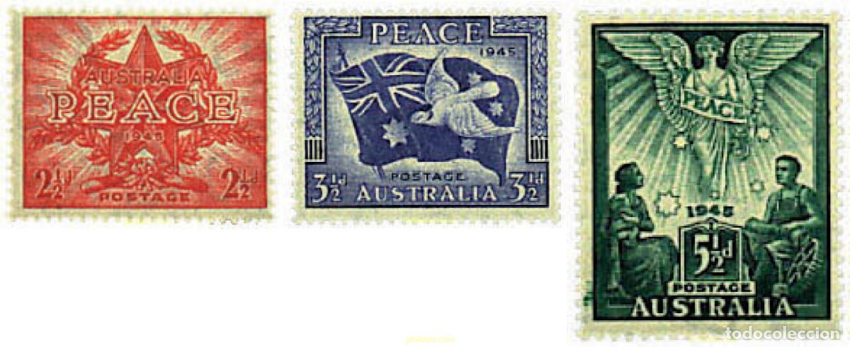 Sellos: 286105 HINGED AUSTRALIA 1946 ANIVERSARIO DE LA VICTORIA